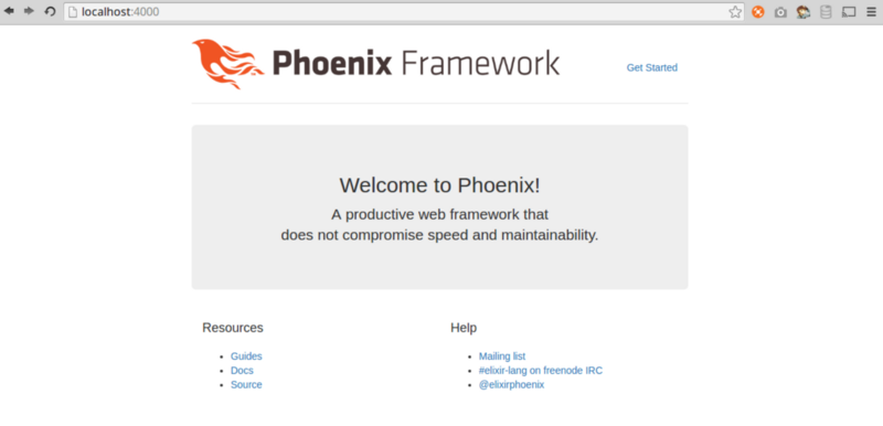 Phoenix Welcome Screen